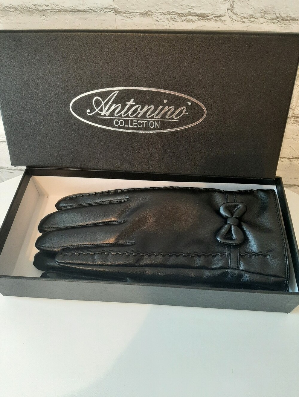 Black Leather Gloves for Women
